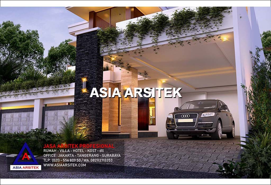 Jasa Arsitek Desain Rumah Tropis Modern Mewah Di Cibubur