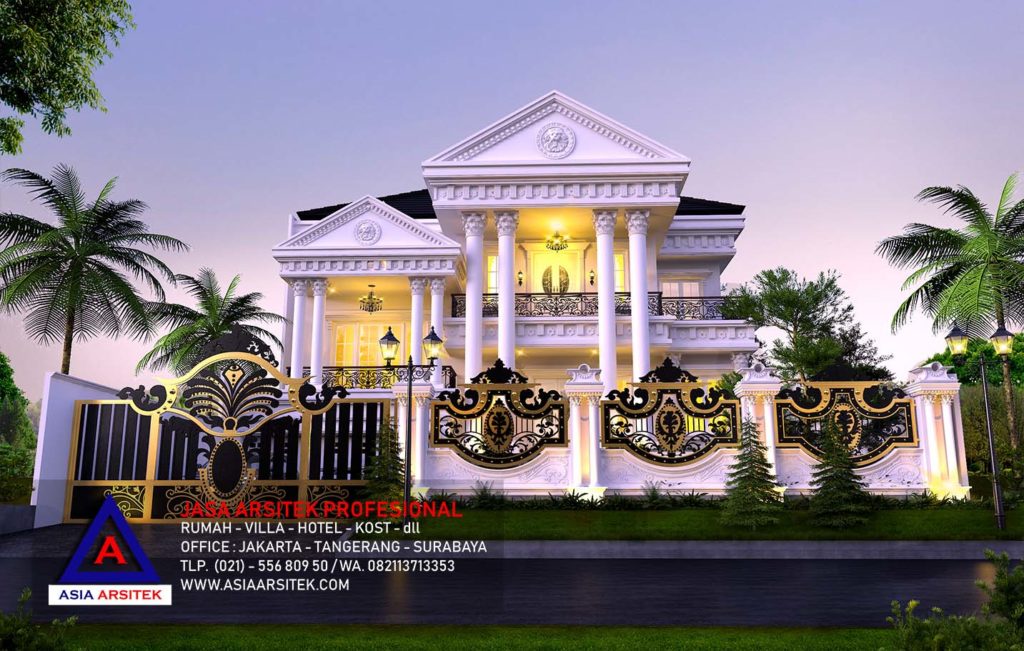 Jasa Desain Rumah Mewah Klasik Di Kebon Jeruk Jakarta Barat 22