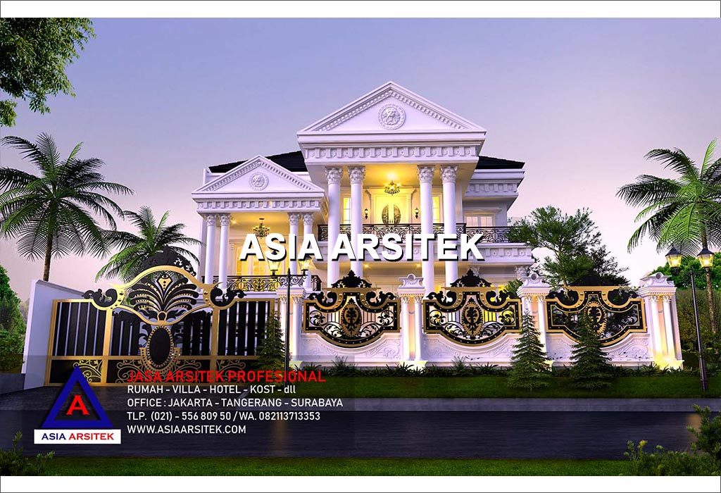 Jasa Desain Rumah Mewah Klasik Di Kebon Jeruk Jakarta Barat