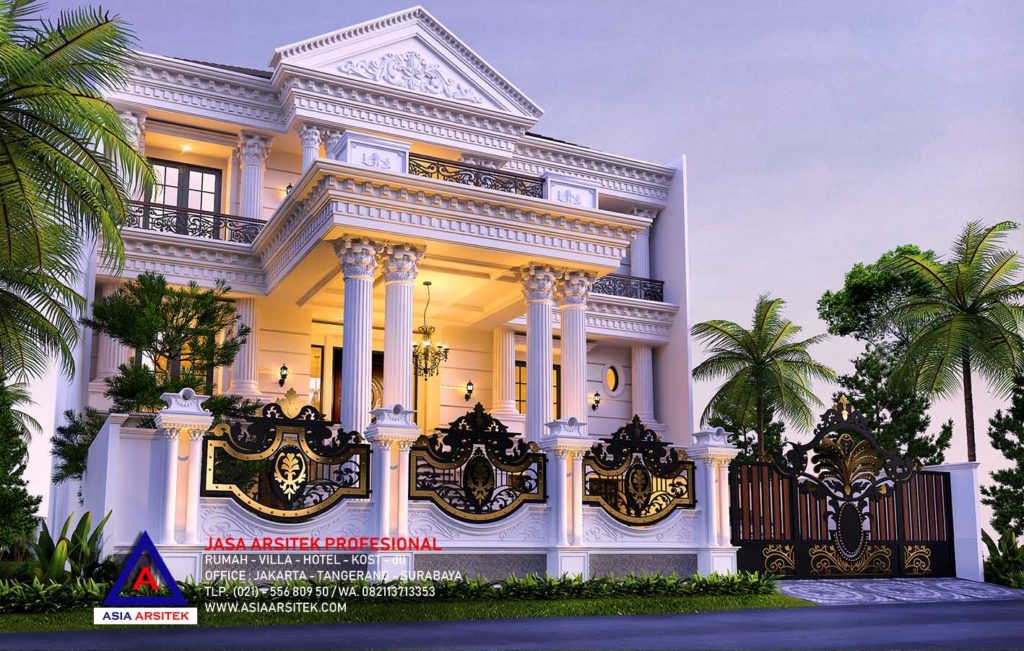 Jasa Arsitek Desain Rumah Mewah Klasik Di Makassar Sulawesi 23
