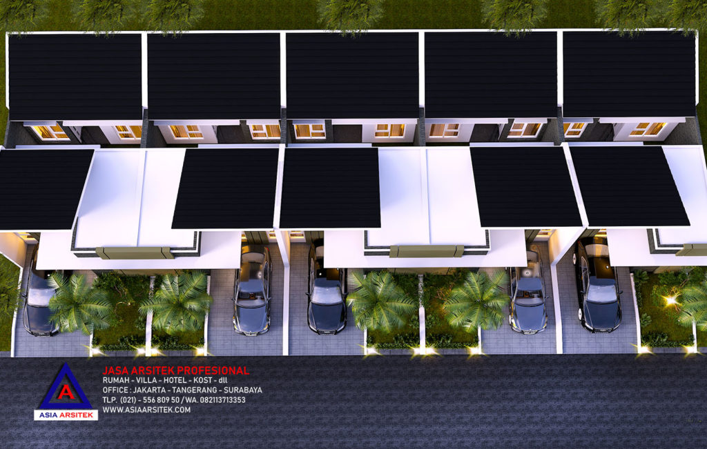 Jasa Arsitek Desain Rumah Cluster Mewah Type 40 di Serpong Tangerang