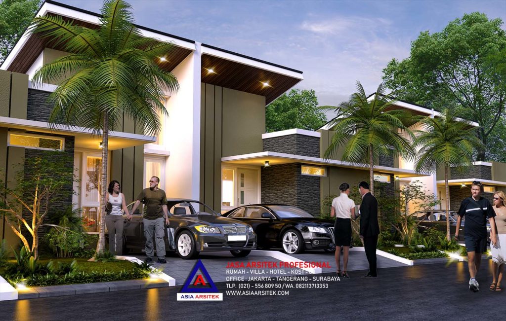 Jasa Arsitek Desain Rumah Cluster Mewah Type 40 di Serpong Tangerang