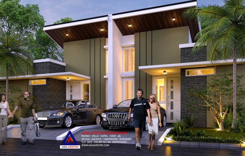 Jasa Arsitek Desain Rumah Cluster Mewah Type 40 di Serpong Tangerang