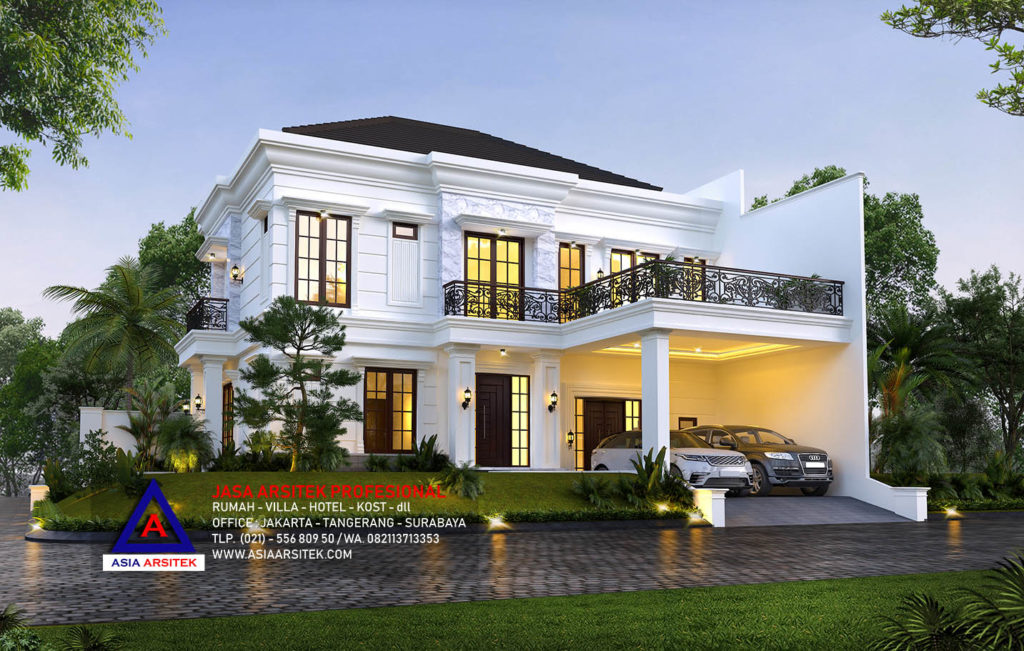 Inspirasi Jasa Arsitek Desain Rumah Mewah Tropis Di BSD Tangerang