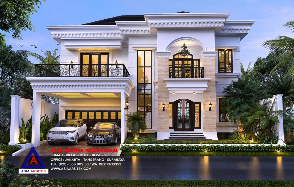 Jasa Desain Rumah Klasik Tropis Mewah Di Karawaci Tangerang