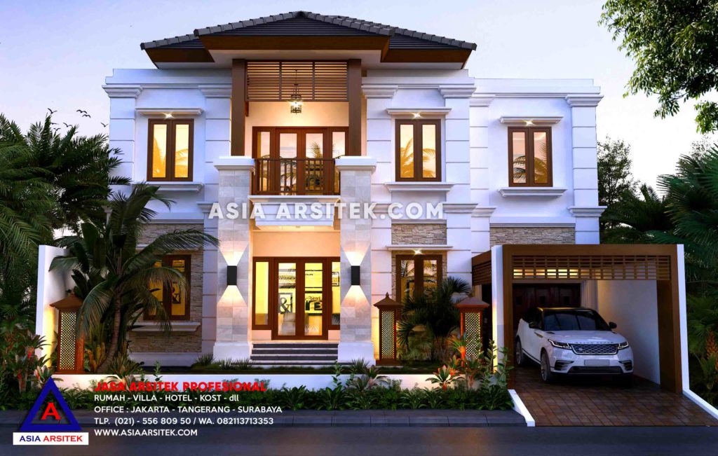 Jasa Arsitek Desain Rumah Mewah Bali Tropis Di Tanah Abang Jakarta Pusat
