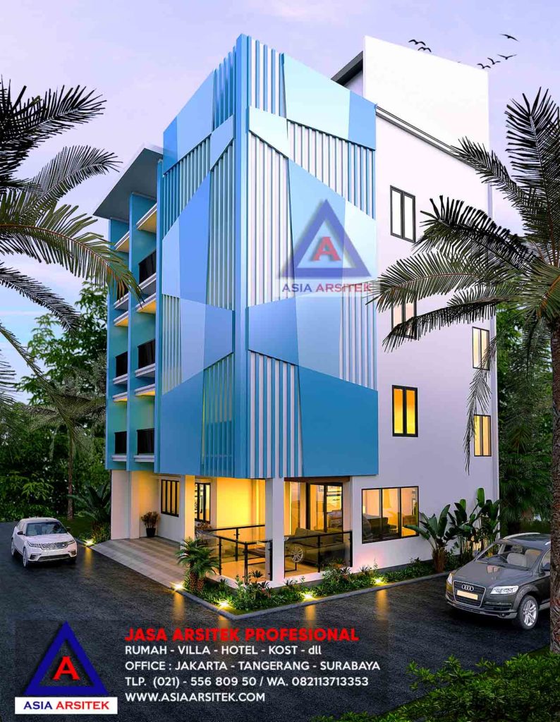 Jasa Arsitek Desain Bangun Rumah Kost 4 Lantai Di BSD Tangerang