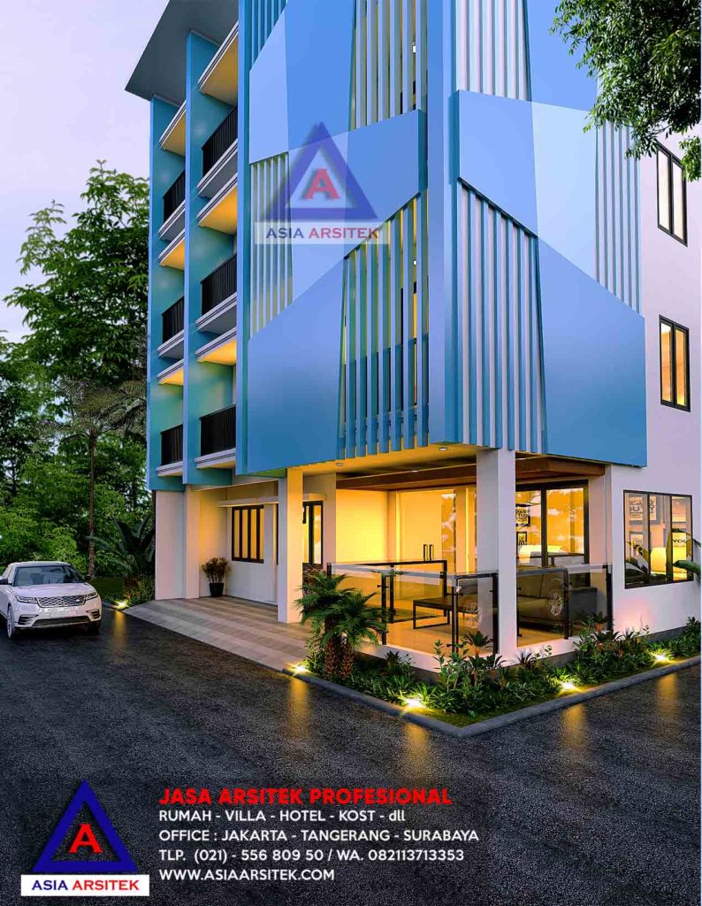 Jasa Arsitek Desain Bangun Rumah Kost 4 Lantai Di BSD Tangerang
