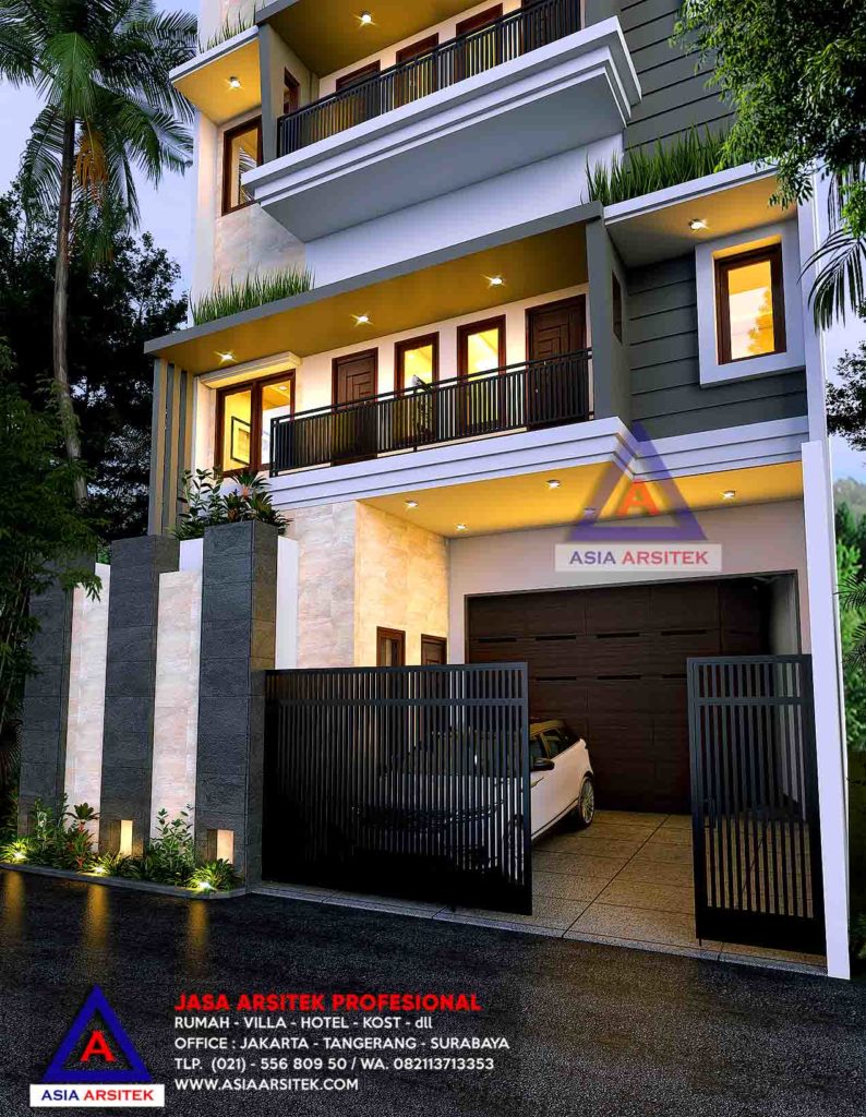 Jasa Arsitek Desain Kontraktor Rumah Kost 5 Lantai 108 Kamar Di Wijayakusuma Jakarta Barat