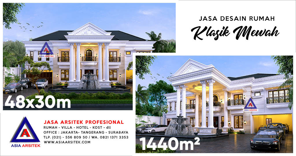 Jasa Arsitek Desain Rumah Mewah Klasik Di Jakarta Selatan