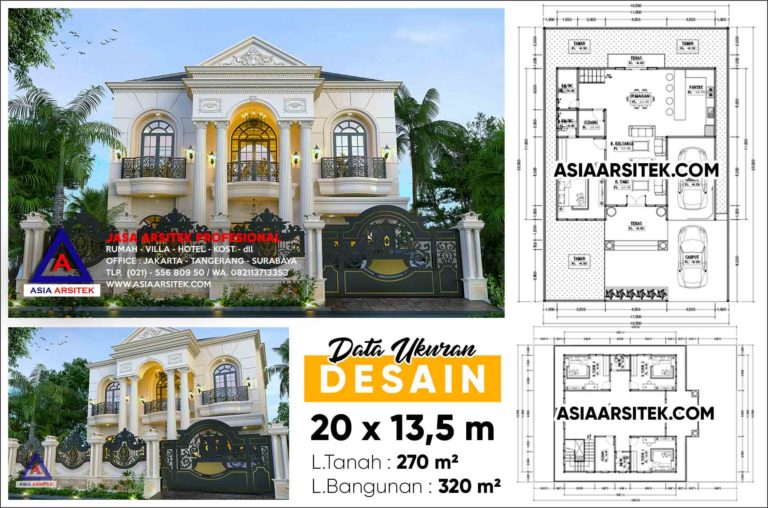 Jasa Arsitek Desain Rumah Mewah Klasik Ibu Nova Di Jayapura Papua