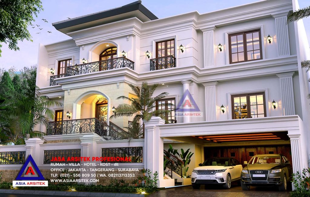 Jasa Arsitek Desain Rumah Mewah Tropis Bp Bagus Cempaka Putih Jakarta Pusat