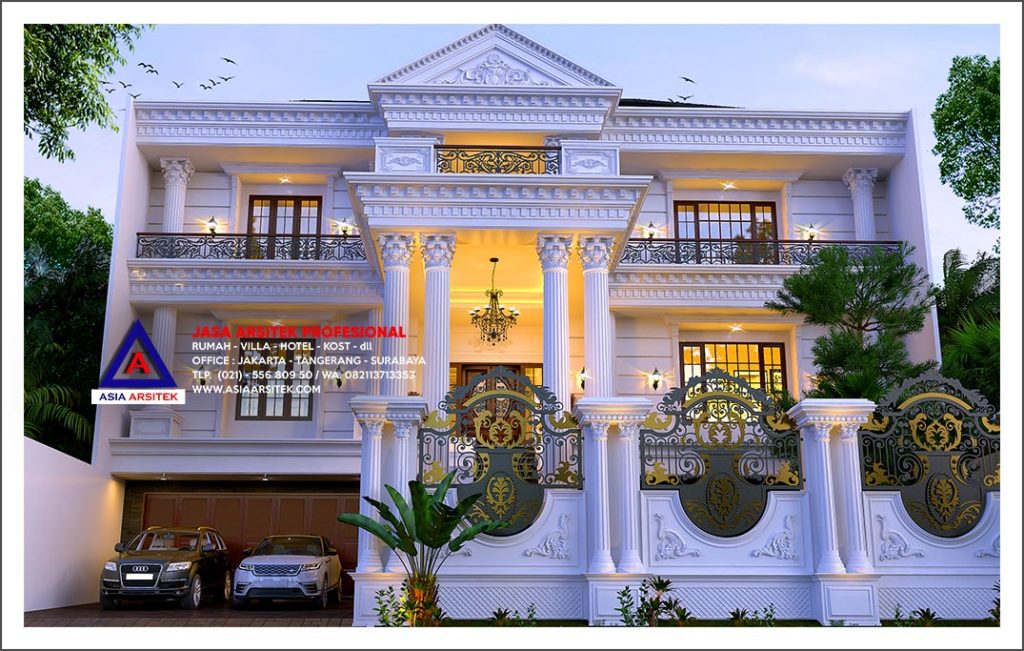 Jasa Gambar Arsitek Desain Rumah Mewah Klasik Di Depok Jawa Barat