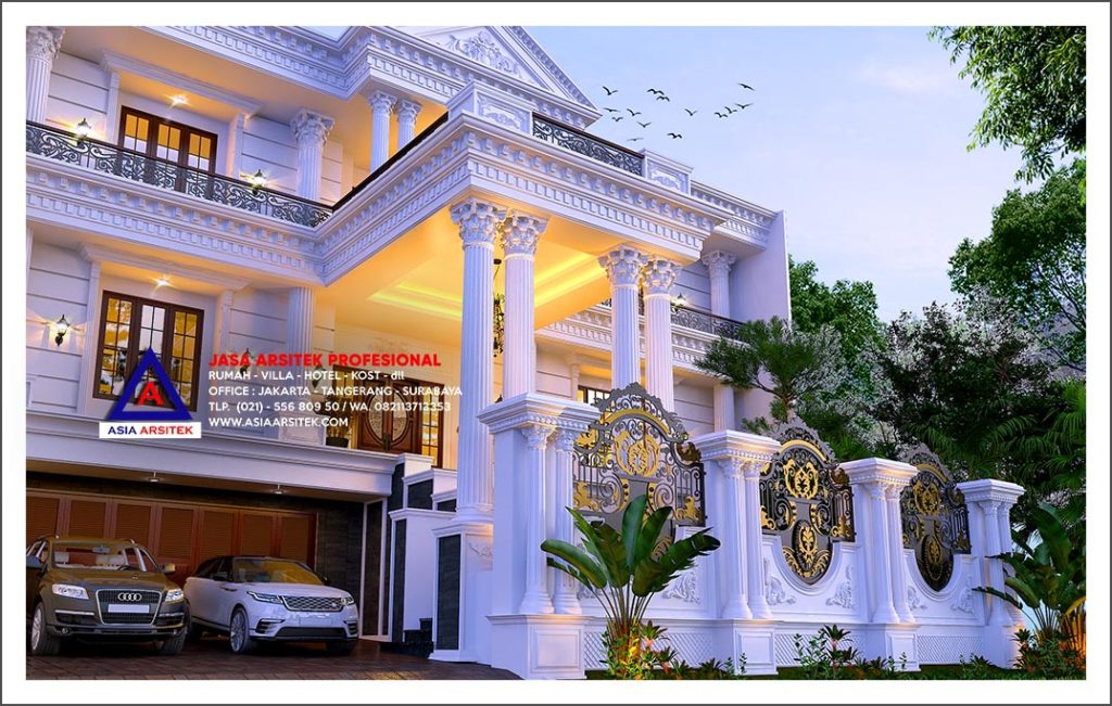 Jasa Gambar Arsitek Desain Rumah Mewah Klasik Di Depok Jawa Barat