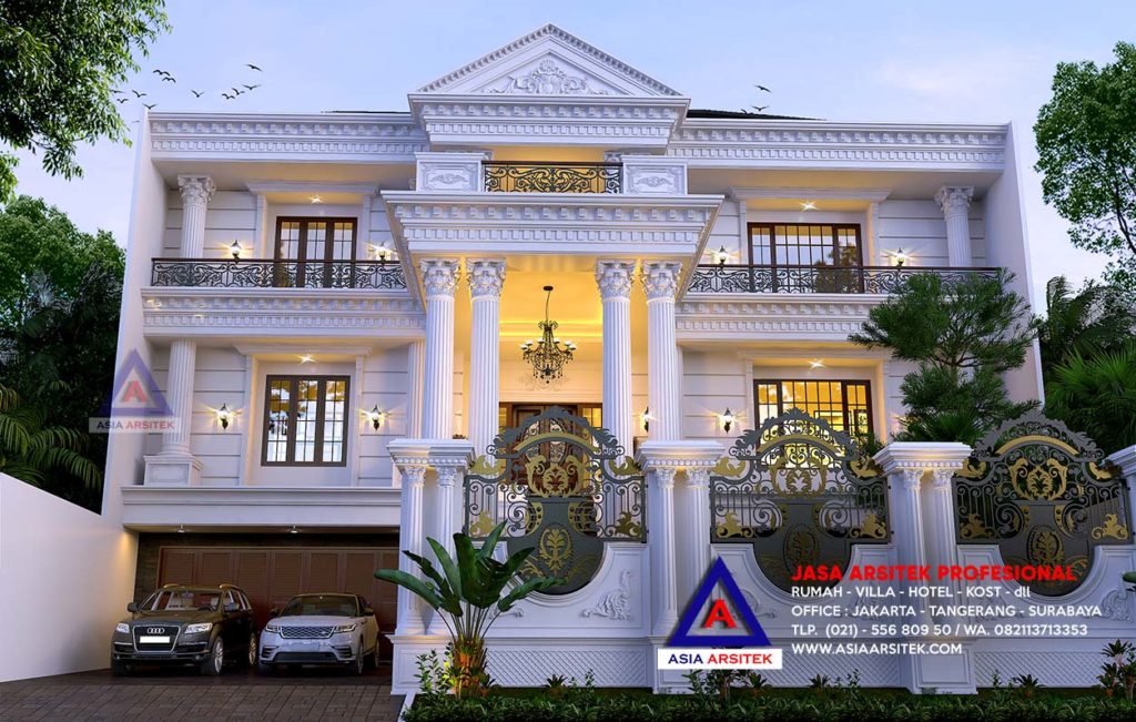 Jasa Konsultan Arsitek Desain Rumah Mewah Classic Di Sunter Jakarta