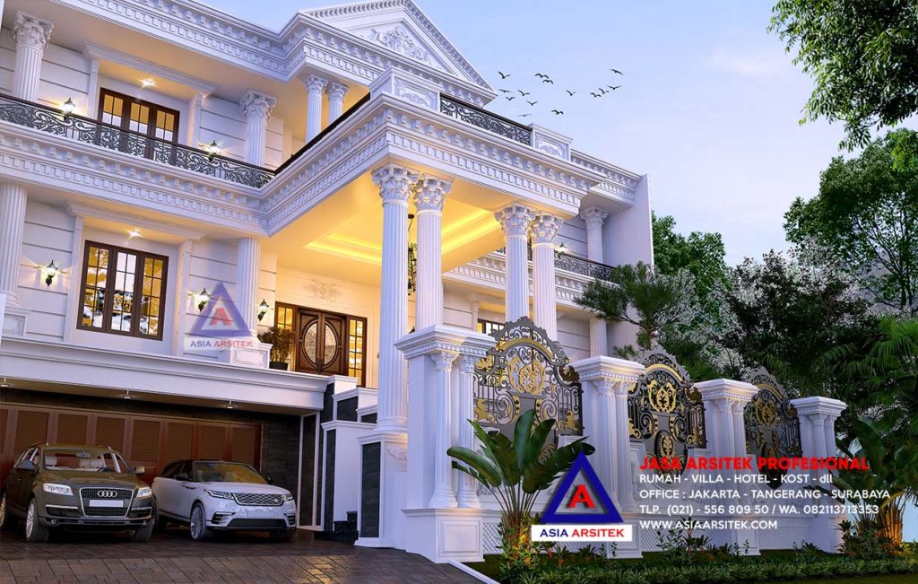 Jasa Konsultan Arsitek Desain Rumah Mewah Classic Di Sunter Jakarta