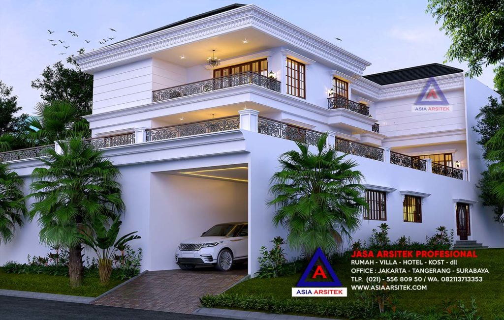 Jasa Konsultan Arsitek Desain Rumah Mewah Classic Di Sunter Jakarta