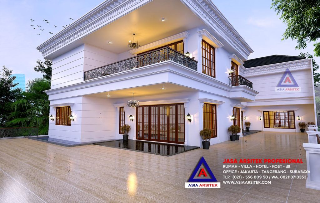 Jasa Konsultan Arsitek Desain Rumah Mewah Classic Di Sunter Jakarta