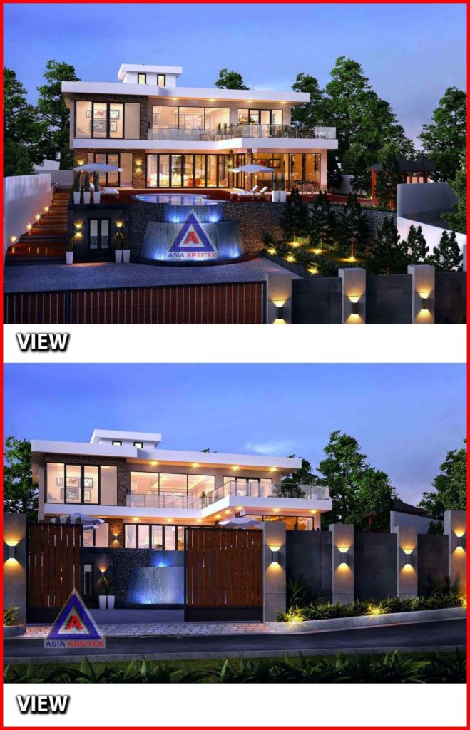 Jasa Arsitek Desain Villa Minimalis Modern Mewah Di Sentul Bogor