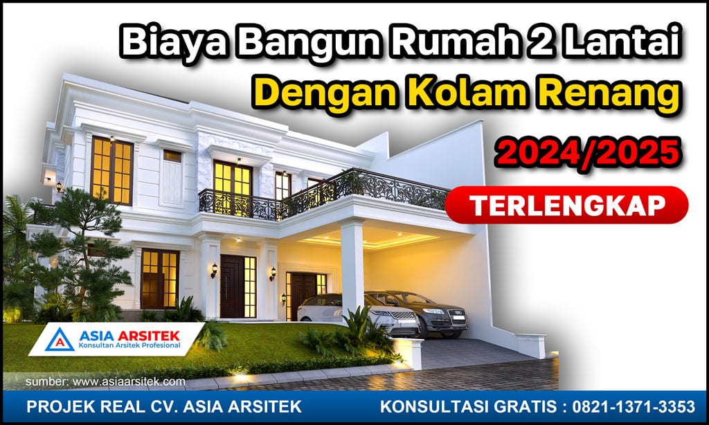 Biaya Bangun Rumah Minimalis 2 Lantai Dengan Kolam Renang 2024 2025 Biaya Bangun Rumah 2 Lantai Per Meter