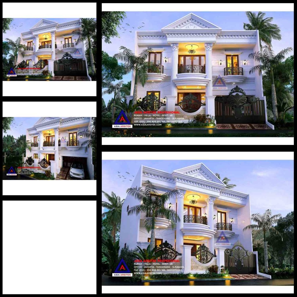 Rumah Mewah 2 Lantai Tampak Depan Terbaik dan Terbaru 2020