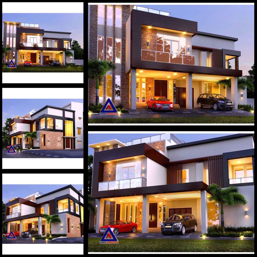 Gambar Desain Rumah Minimalis 2 Lantai Terbaru Sederhana Modern Keren 2020