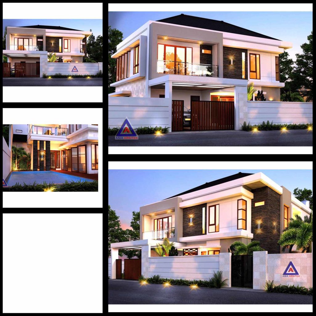 Gambar Desain Rumah Minimalis 2 Lantai Terbaru Sederhana Modern Keren 2020