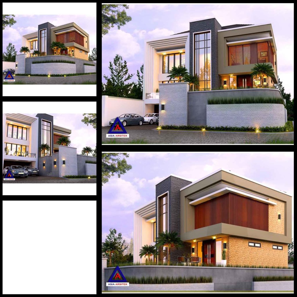 Model Rumah Minimalis 2 Lantai Tampak Depan Dan Samping Terbaik Terbaru 2020