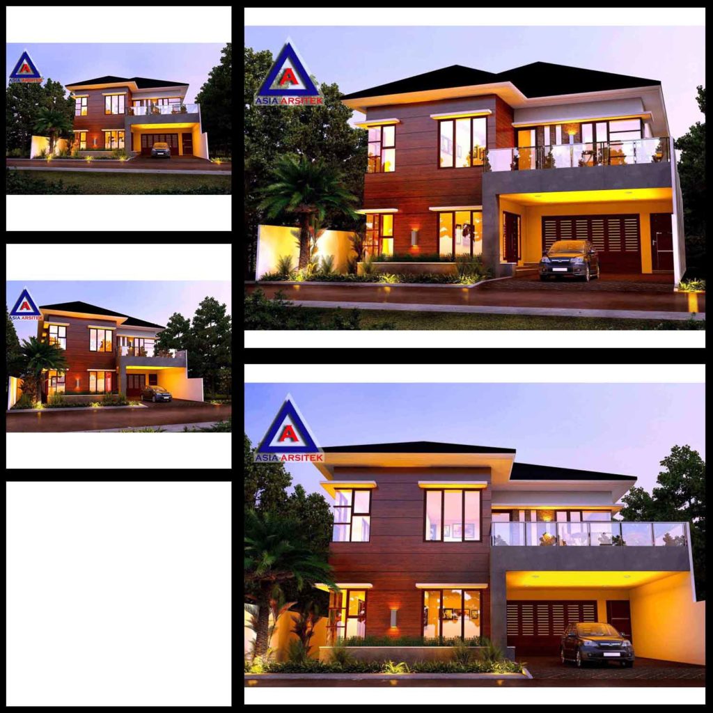 Model Rumah Minimalis 2 Lantai Tampak Depan Dan Samping Terbaik Terbaru 2020