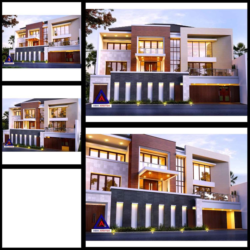 Model Rumah Minimalis 2 Lantai Tampak Depan Dan Samping Terbaik Terbaru 2020