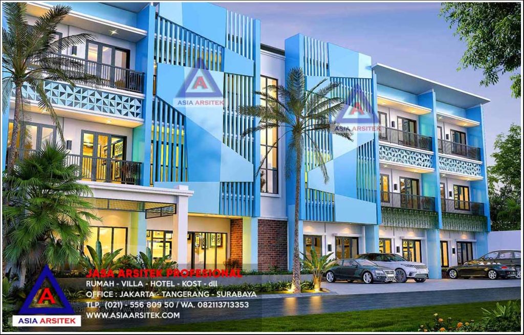 Jasa Arsitek Desain Gambar Rumah Kost 3 Lantai Minimalis Mewah Di Papua