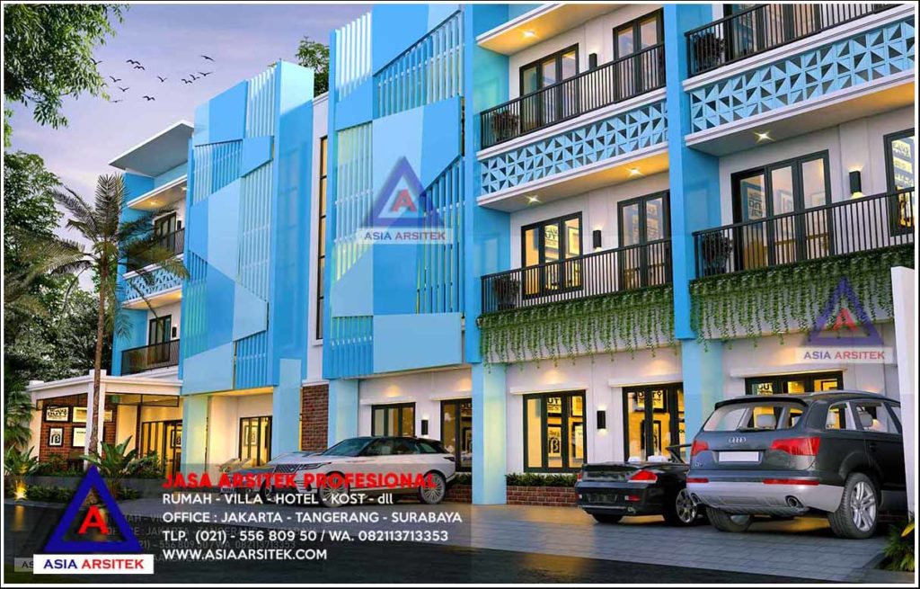 Jasa Arsitek Desain Gambar Rumah Kost 3 Lantai Minimalis Mewah Di Papua