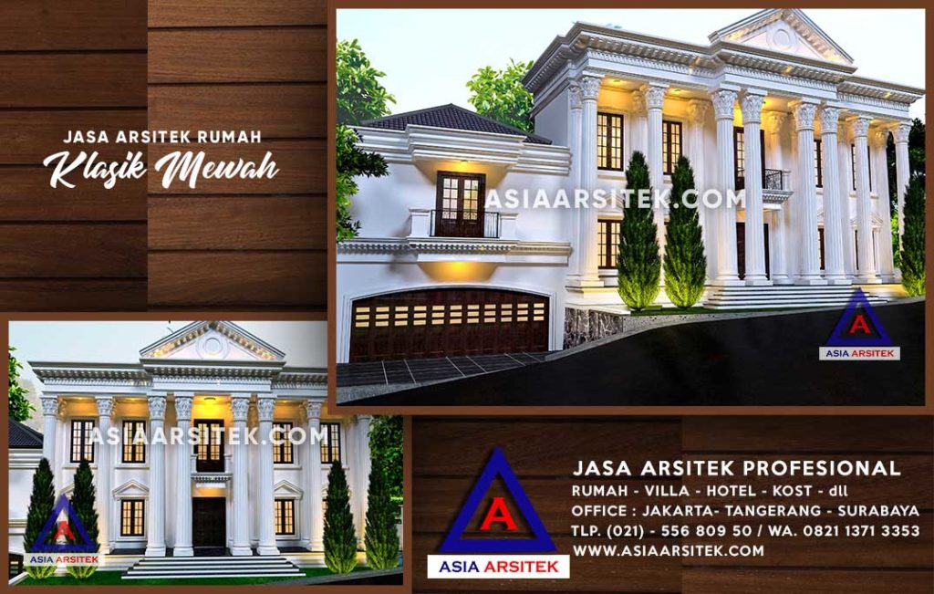 Jasa Arsitek Desain Gambar Rumah Mewah Di Bangka Jakarta Selatan