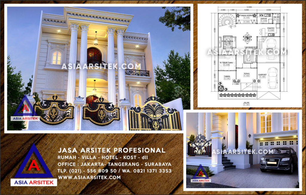 Jasa Arsitek Desain Gambar Rumah Mewah Di Bojongsari Depok