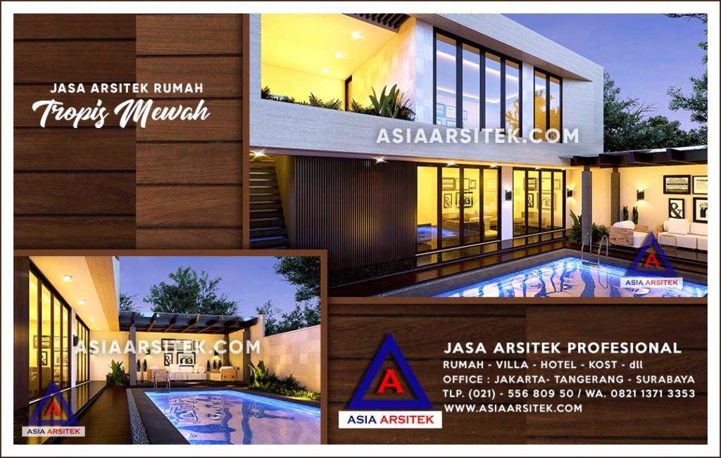 Jasa Arsitek Desain Gambar Rumah Mewah Di Cilandak Jakarta Selatan
