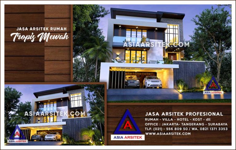 Jasa Arsitek Desain Gambar Rumah Mewah Di Cilandak Jakarta Selatan