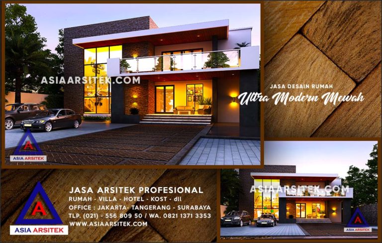 Jasa Arsitek Desain Gambar Rumah Mewah Di Cimpaeun Depok