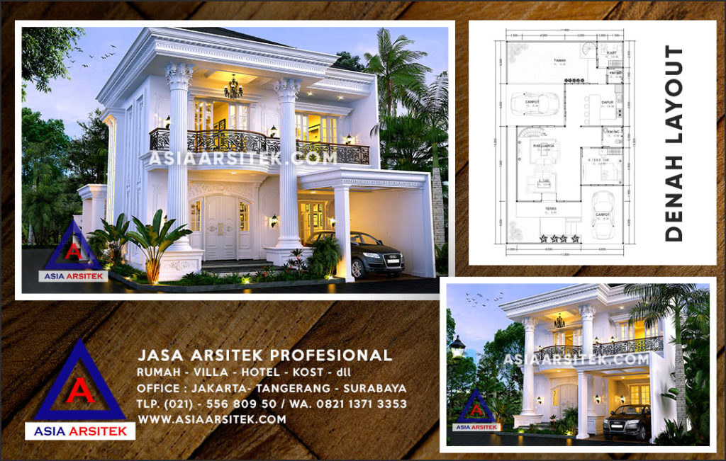 Jasa Arsitek Desain Gambar Rumah Mewah Di Duren Seribu Depok