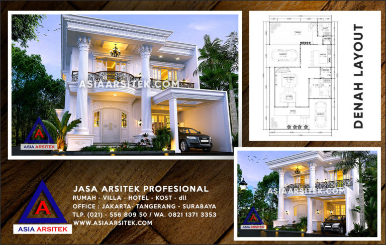Jasa Arsitek Desain Gambar Rumah Mewah Di Duren Seribu Depok