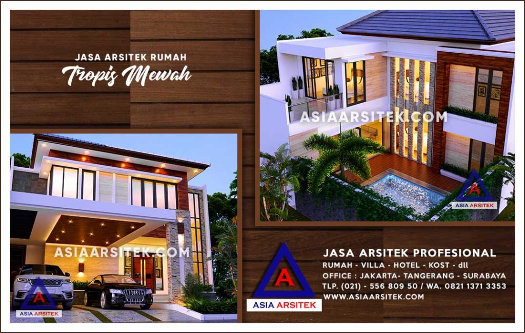 Jasa Arsitek Desain Gambar Rumah Mewah Di Duren Tiga Jakarta Selatan