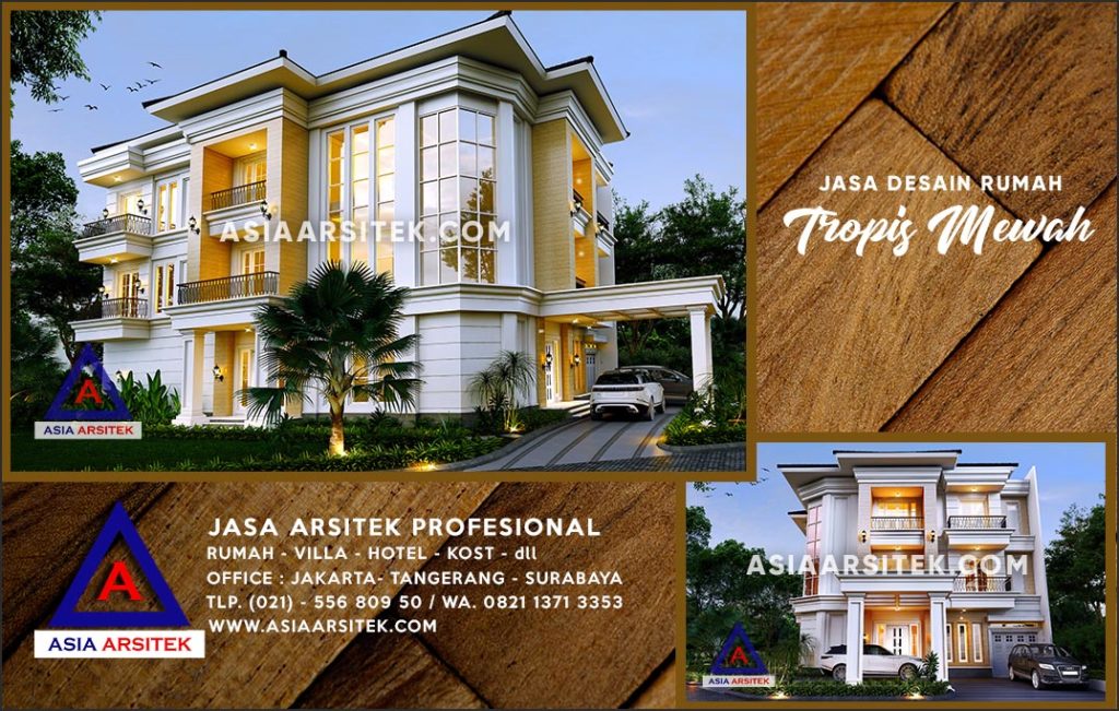 Jasa Arsitek Desain Gambar Rumah Mewah Di Harjamukti Depok