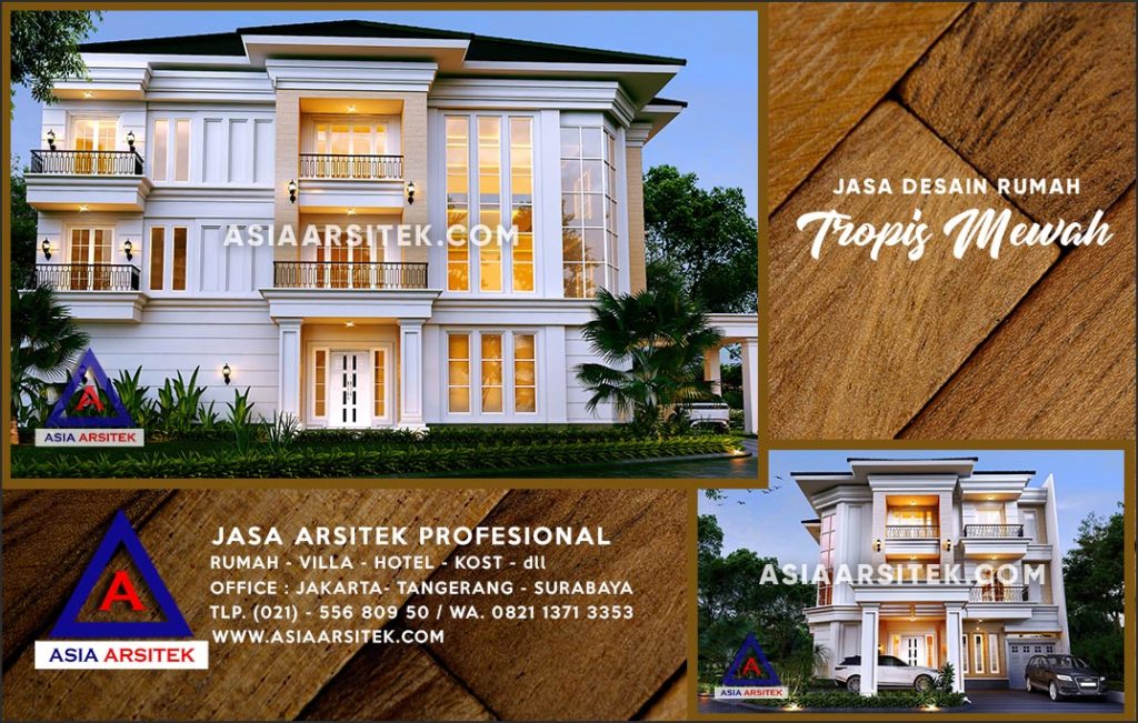 Jasa Arsitek Desain Gambar Rumah Mewah Di Harjamukti Depok