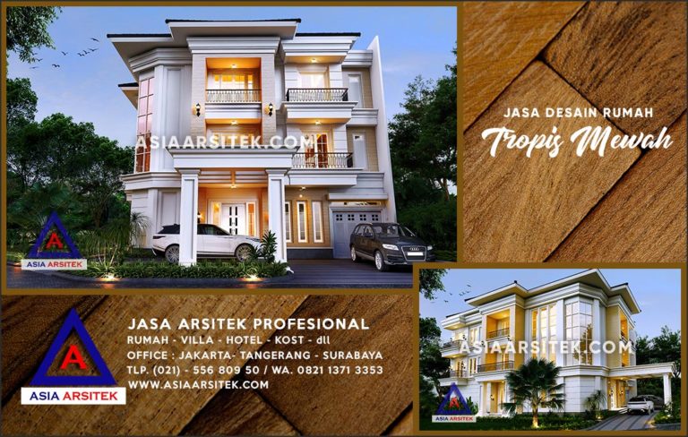 Jasa Arsitek Desain Gambar Rumah Mewah Di Harjamukti Depok