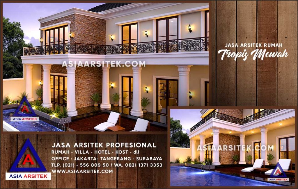 Jasa Arsitek Desain Gambar Rumah Mewah Di Kota Tarakan Kalimantan Utara