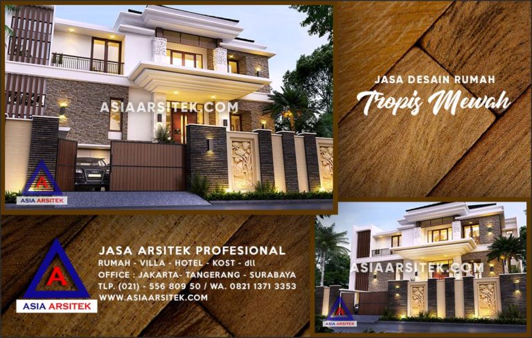Jasa Arsitek Desain Gambar Rumah Mewah Di Mampang Depok