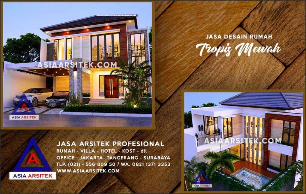 Jasa Arsitek Desain Gambar Rumah Mewah Di Mekarsari Depok