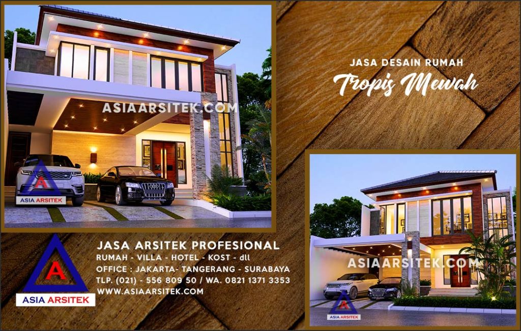 Jasa Arsitek Desain Gambar Rumah Mewah Di Mekarsari Depok