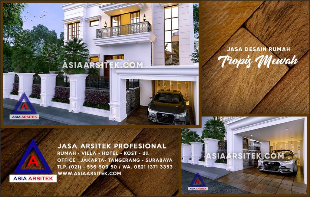 Jasa Arsitek Desain Gambar Rumah Mewah Di Merayung Depok