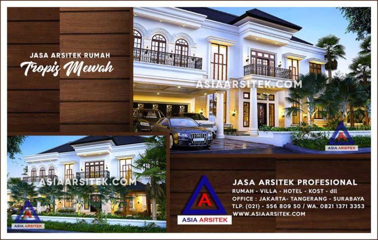 Jasa Arsitek Desain Gambar Rumah Mewah Di Pancoran Jakarta Selatan