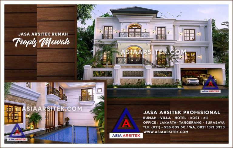 Jasa Arsitek Desain Gambar Rumah Mewah Di Pesanggrahan Jakarta Selatan